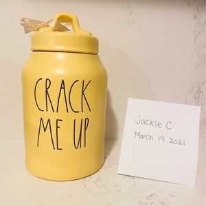 Rae Dunn Crack Me Up Canister